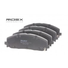 RIDEX Комплект тормозных колодок, дисковый тормоз