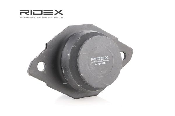 Suport motor RIDEX spate stanga, Cauciuc/Metal 247E0022