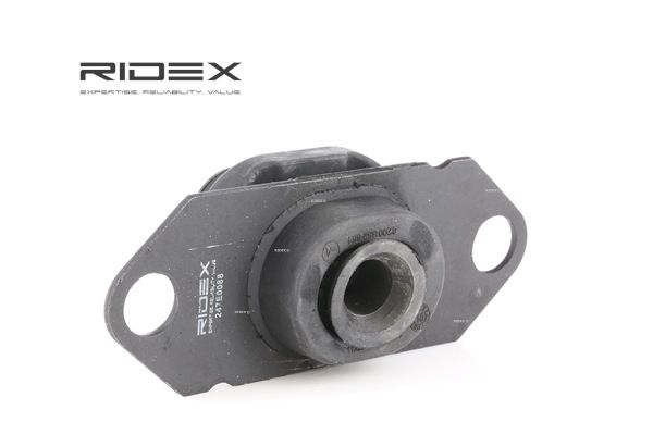 Suport motor RIDEX spre cutia de viteze, stanga, Cauciuc/Metal 247E0088