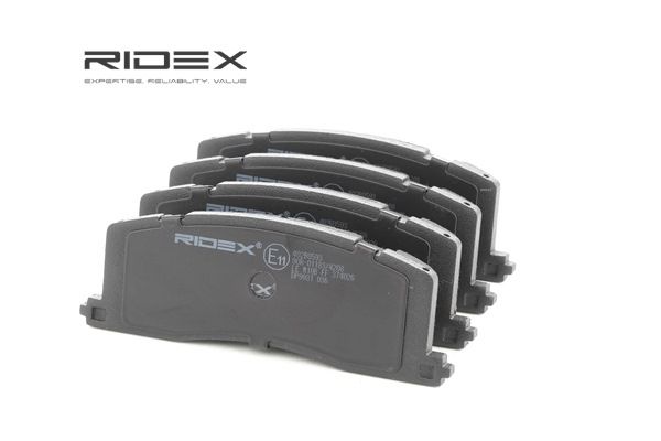 Pastilhas de travão RIDEX Eixo traseiro 402B0593