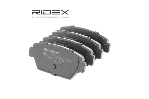 RIDEX Kit de plaquettes de frein, frein à disque