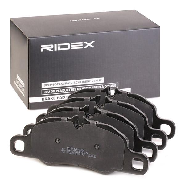 RIDEX Kit de plaquettes de frein, frein à disque