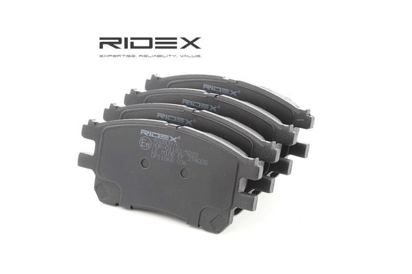 RIDEX Kit de plaquettes de frein, frein à disque