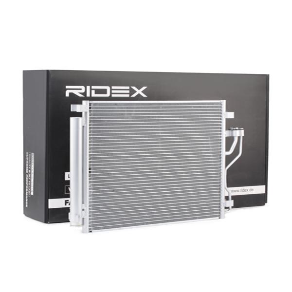 Condensador RIDEX 535 x 380 x 18 mm, com secador 448C0261