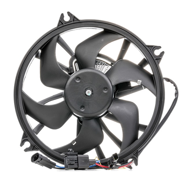 Ventilador, refrigeração do motor RIDEX 415mm, com relé integrado, com resistência de carga, sem estrutura do ventilador do radiador (caixilho) 508R0153