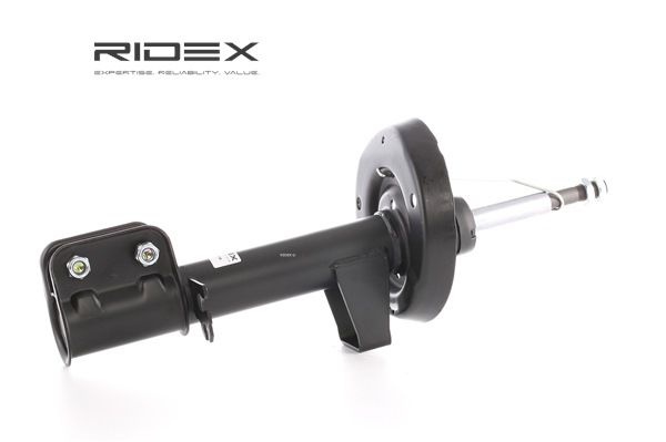 Amortecedor de suspensão RIDEX à direita, Eixo dianteiro, esquerda, Pressão do gás, Amortecedor com assento de mola 854S1479