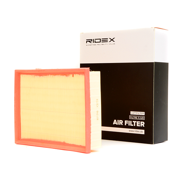 Filtru aer RIDEX dreptunghiular, Filtru aer suplimentar, Insertie filtru 8A0108