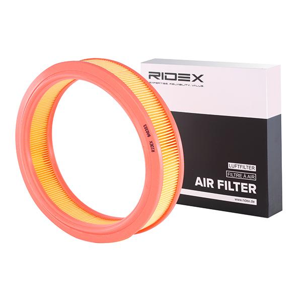 Filtru aer RIDEX circular, Insertie filtru 8A0303
