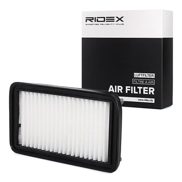 Filtru aer RIDEX dreptunghiular, Insertie filtru 8A0375