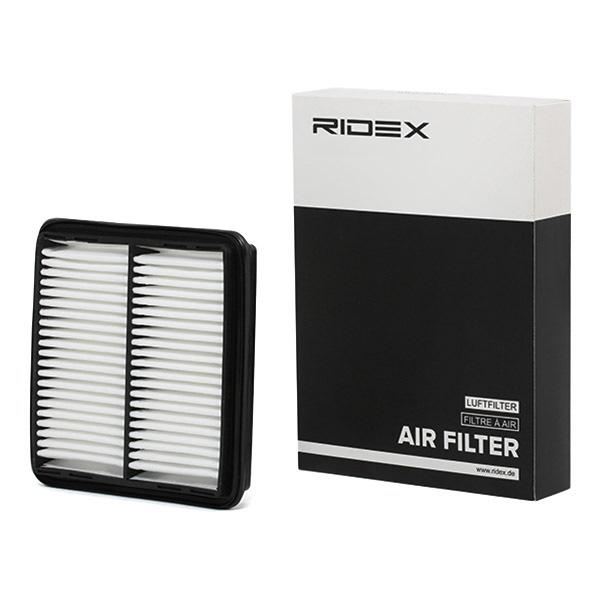 Filtru aer RIDEX dreptunghiular, Filtru aer suplimentar, Insertie filtru 8A0463