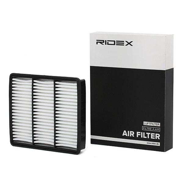 Filtru aer RIDEX dreptunghiular, Filtru aer suplimentar, Insertie filtru 8A0467