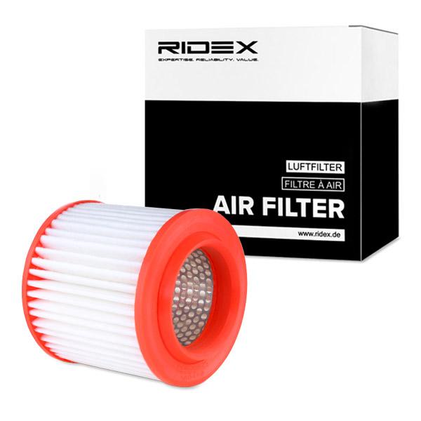 Filtru aer RIDEX cilindric, Filtru aer suplimentar, cu grila integrata 8A0496