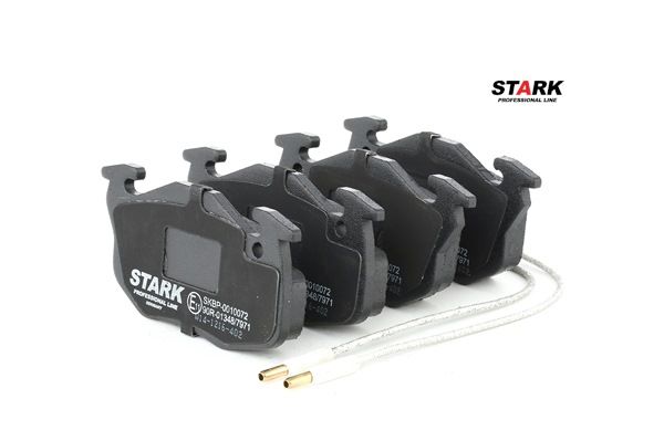 Pastilhas de travão STARK Eixo dianteiro, com chapa anti-ruído SKBP-0010072