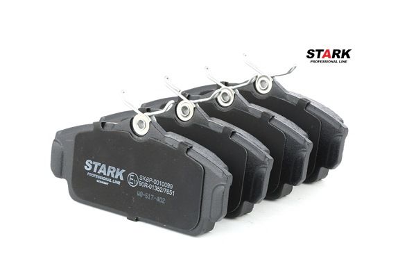 Pastilhas de travão STARK Eixo dianteiro, com chapa anti-ruído SKBP-0010099