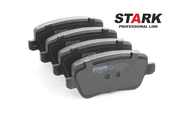 Pastilhas de travão STARK Eixo traseiro, sem acessórios SKBP-0010397