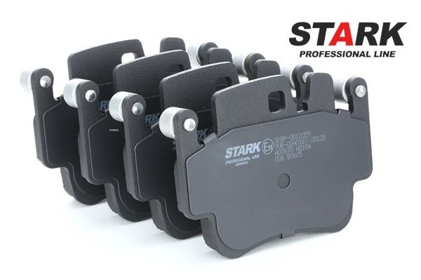 Pastilhas de travão STARK Eixo dianteiro, com pesos de equilíbrio SKBP-0011059