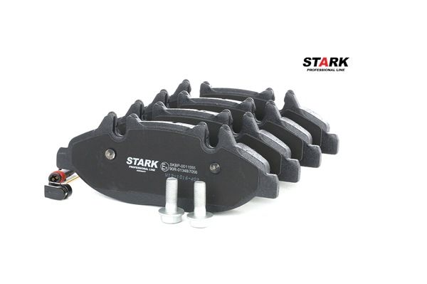 Pastilhas de travão STARK Eixo dianteiro, com acessórios, com parafusos de pinça de travão SKBP-0011229