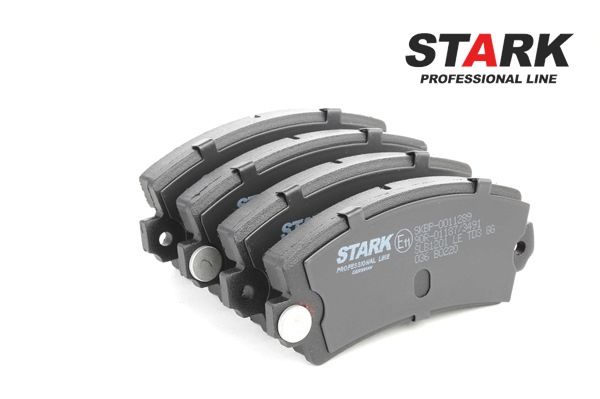 Pastilhas de travão STARK Eixo dianteiro, com chapa anti-ruído SKBP-0011289