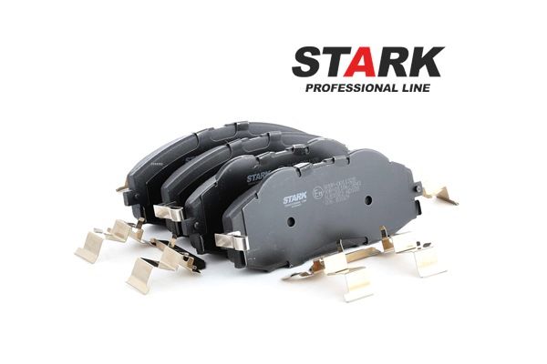 Pastilhas de travão STARK Eixo dianteiro, com acessórios, com chapa anti-ruído SKBP-0011328