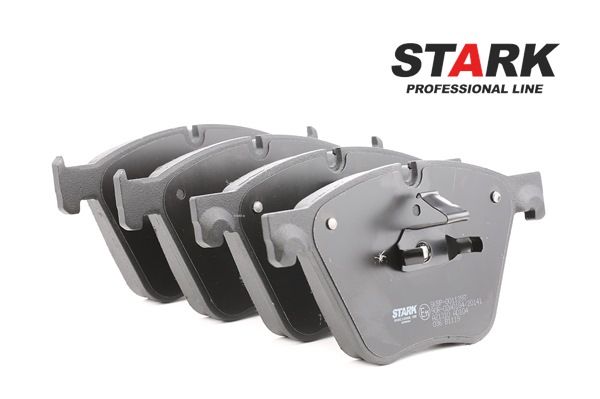 Pastilhas de travão STARK Eixo dianteiro, com mola, com chapa anti-ruído SKBP-0011397