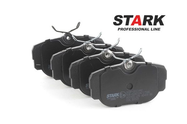 Pastilhas de travão STARK Eixo traseiro, com parafusos de pinça de travão SKBP-0011442