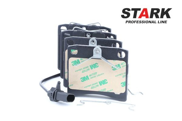 Pastilhas de travão STARK Eixo dianteiro, Eixo traseiro, com acessórios, com mola SKBP-0011526