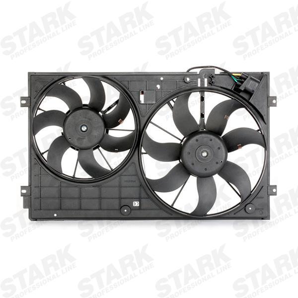 Ventilador, refrigeração do motor STARK 360/295mm, com módulo de comando, com estrutura do ventilador do radiador (caixilho) SKRF-0300027