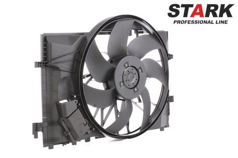 Electroventilator STARK 482mm, cu unitate de control, cu rama aerisire radiator, moto fara perii SKRF-0300085