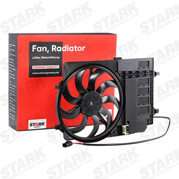 Ventilador, refrigeração do motor STARK 370mm, com estrutura do ventilador do radiador (caixilho) SKRF-0300095