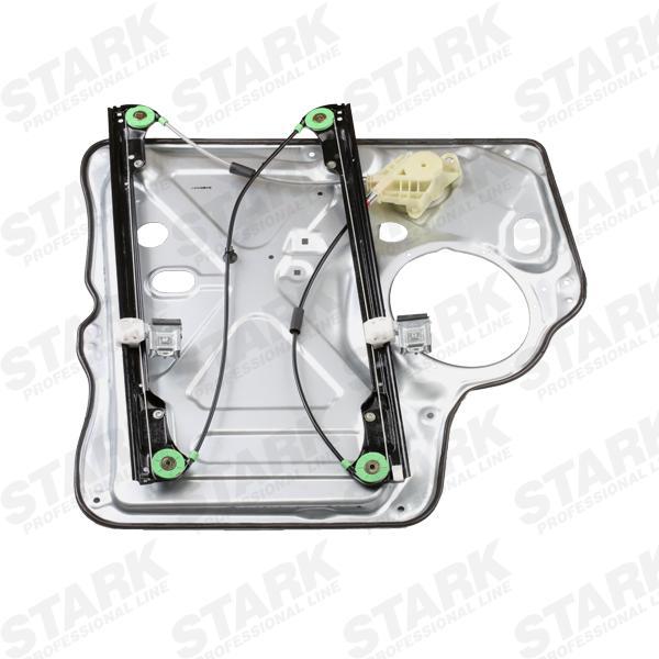 Elevador de vidros STARK à frente, lado direito, elétrico, com suporte de base, sem motor elétrico, com placa de aparafusamento SKWR-0420170